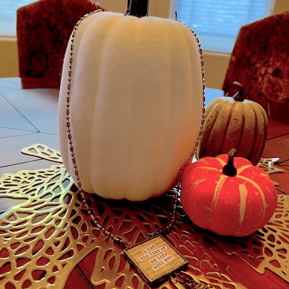 Friendship Long Necklace Vintage Font and Photo-Can be worn on either Side - Picture 5 of 6